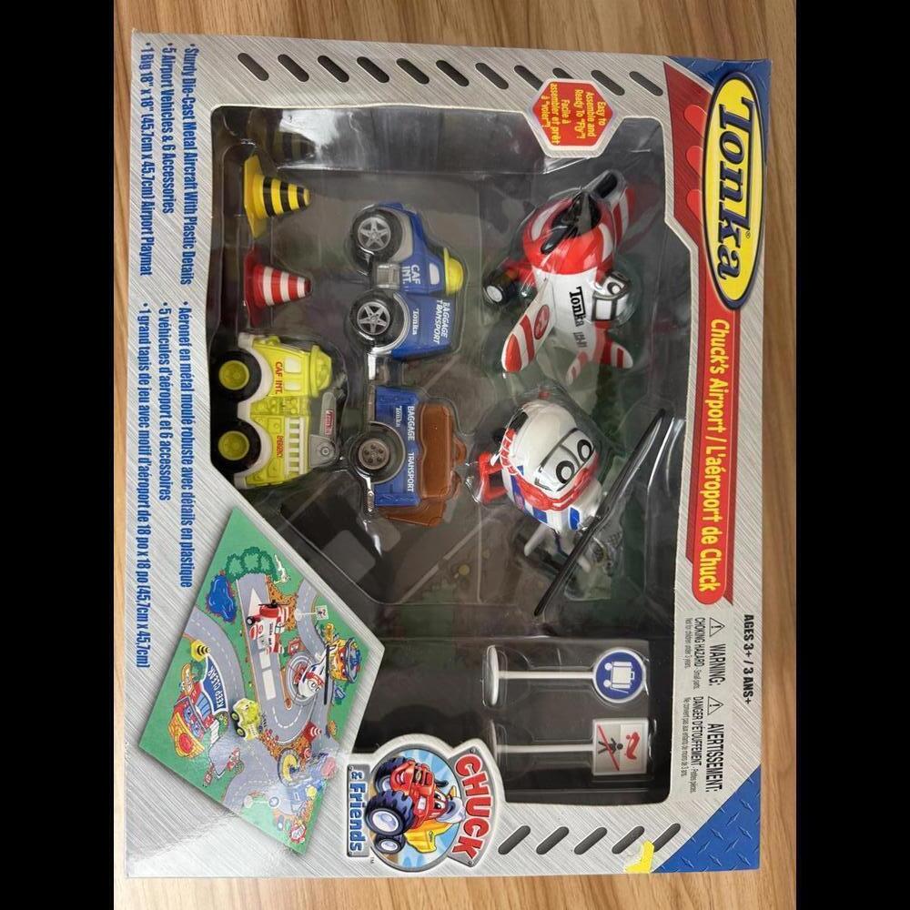 Tonka Chuck's Airport Playset with Vehicles